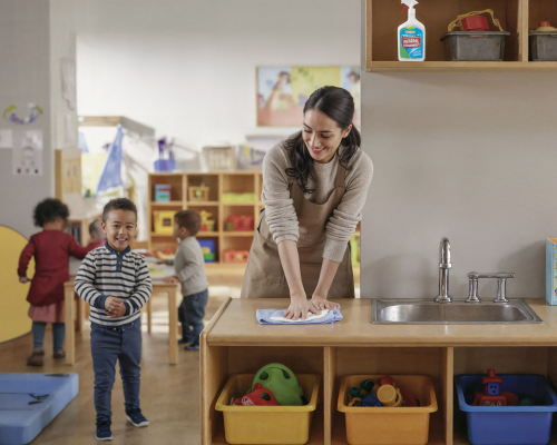 child care cleaning
